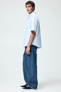Camisa Oxford de manga corta Relaxed Fit - H&m фото 9