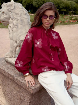 Блузка P612-1110 bordo - Primm фото 9