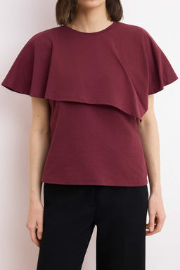 Tas Regular/Normal Kal?p K?sa Kollu Tok %100 Pamuk Orme T-Shirt TWOSS26TS00199 - Trendyolmilla фото 7