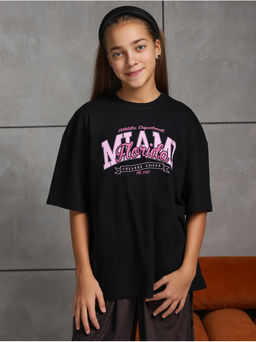 Футболка "Флорида" черный Девочка