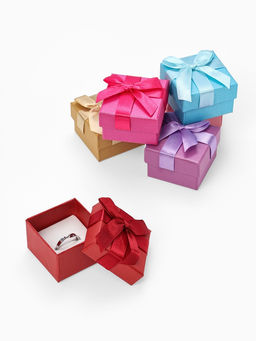 Набор коробочек подарочных 6 шт. под кольцо «Палетка»,5×5, цвет МИКС (4573908)