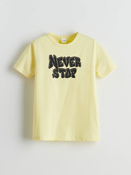 Bisiklet Yaka Erkek ?ocuk ?ortlu Pijama Tak?m?