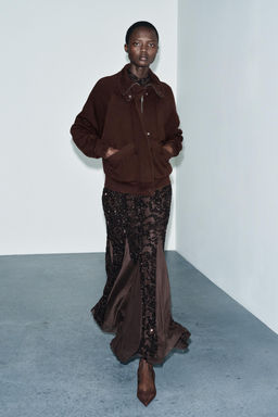 WASHED EFFECT FLEECE JACKET