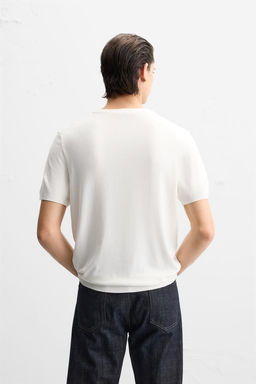 FLOWING KNIT T-SHIRT - Zara фото 27