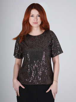 Праздничная блузка в пайетку
