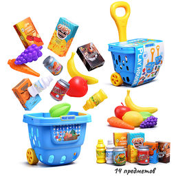 Супермаркет "Тележка продуктов" в коробке