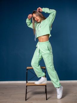 Женский Спортивный костюм Барбара, голубой-тиффани от Спортсоло