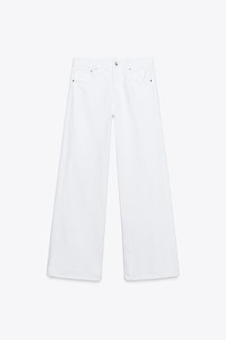 ZW COLLECTION WIDE-LEG LOW-RISE JEANS - Zara фото 20