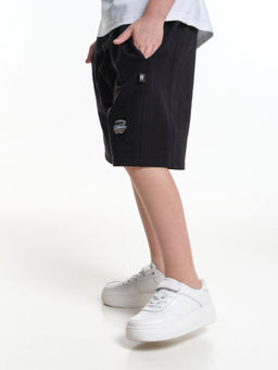 Шорты для мальчика в школу черные 22-7637 черный - Mini maxi фото 4