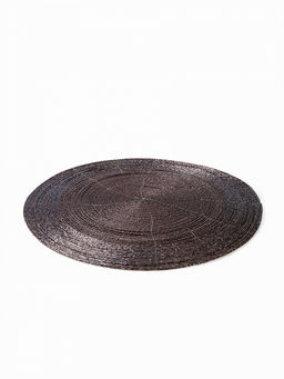 Салфетка сервировочная D35 вишнёвый бисер