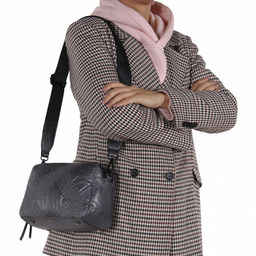 Сумка 28078-1 silver gray Velina Fabbiana-Safenta