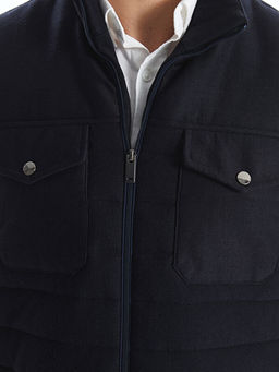 Standart Kal?p Dik Yaka Erkek Yelek