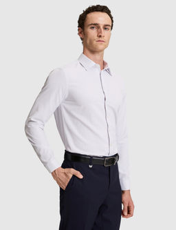 Gri Kareli Slim Fit Uzun Kollu G_mlek