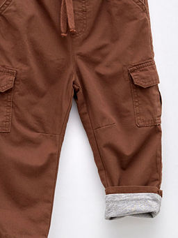 Beli Lastikli Basic Erkek Bebek Kargo Pantolon - Waikiki фото 3