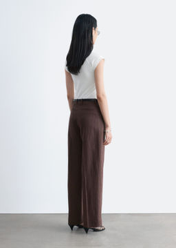 Pantalones sastre de lino - H&m фото 7