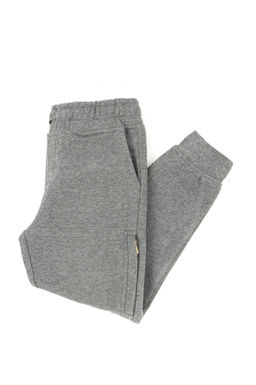 Меланжовые спортивные штаны для мальчика антрацитового цвета Неожиданная скидка в корзине