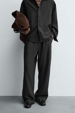 STRIPED FLOWING TROUSERS - Zara фото 2