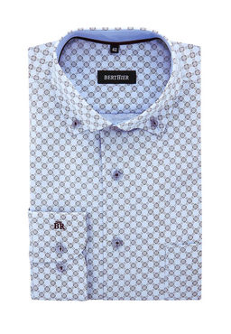 Сорочка мужская длинный рукав BERTHIER STAMPA185320/ Comf-Mb(0-2)  фото 2