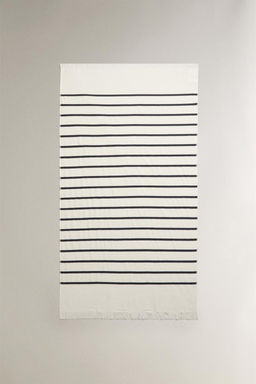 STRIPED COTTON BEACH TOWEL