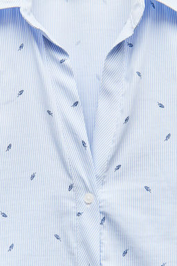 PRINTED POPLIN SHIRT - Zara фото 4