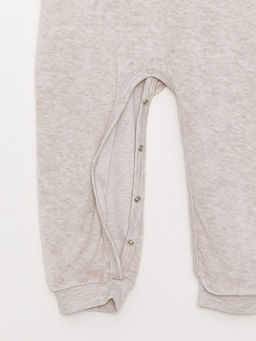 Bisiklet Yaka Uzun Kollu Nak?? Detayl? Erkek Bebek Tulum - Waikiki фото 3