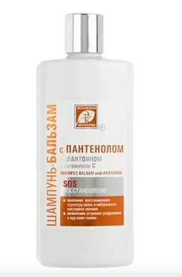 Эксклюзивкосметик Шампунь-бальзам с пантенолом линии SOS Восстановление, 500 гр