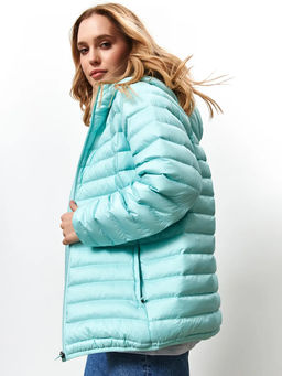 T3323-5 Пуховик стеганый женский