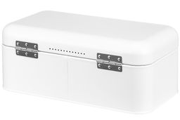 Хлебница 42,5*23*16,5 см Белая с откидной крышкой, белая, металл - Elan gallery фото 7