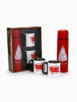 Подарочный набор Счастья в Новом году, термос 500 мл, кружка 2 шт.