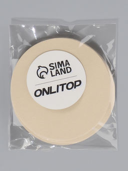 Цена за 4 шт. Стикини на грудь «Круг», набор - 5 пар, на клеевой основе, 6×6 см, бежевая