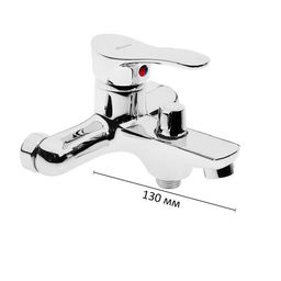 Смеситель для ванны Accoona A6061, однорычажный, силумин, хром