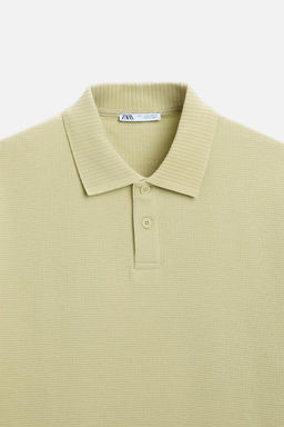 TEXTURED POLO SHIRT - Zara фото 46