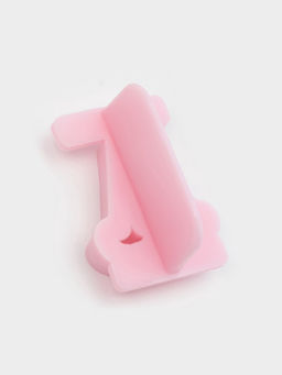 Цена за 4 шт. Печати для теста и мастики «Английский алфавит», набор 26 шт., 29×19×2.5 см, пластик, розовые