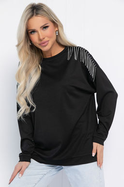 Свитшот Луана (черный) Б12737-5М - Lt collection фото 8