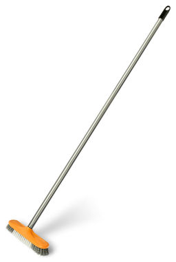 Щетка-скраббер для чистки пола "Фанго", КОЛОР с черенком арт. С89К АП, С89 АП