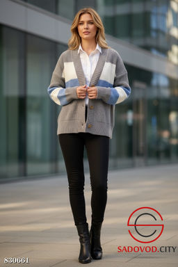 Кардиган вязаный на пуговицах