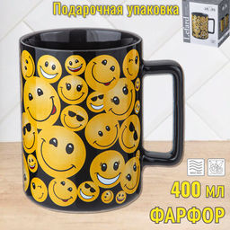 КРУЖКА LEFARD СМАЙЛ 400МЛ 8*7*10.8CM