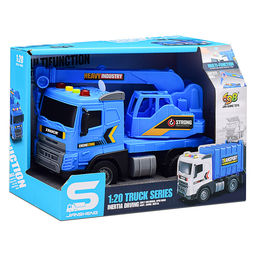 Машина "Кран" 1:20 (свет, звук) в коробке