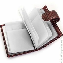 Женская кожаная визитница Sergio Valentini СВ 8137-010  фото 6