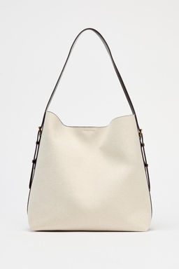 MAXI CANVAS BUCKET BAG - Zara фото 4