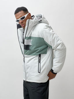 Горнолыжный костюм мужской зимний белого цвета 370Bl - Leifensh фото 11