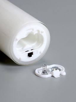 Светодиодная свеча «Белая», 20×5.5 см, от батареек AAx2, свечение тёплое белое