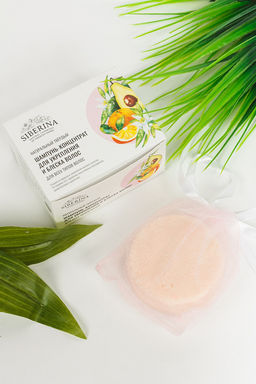 Твердый шампунь-концентрат "Для укрепления и блеска волос" SIBERINA