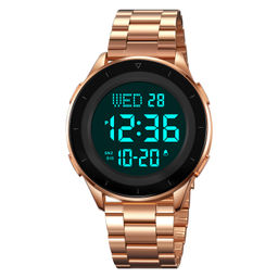 Часы наручные Skmei мужские электронные спортивные 2167rose-gold-white