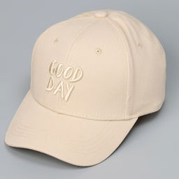 Кепка детская для девочки Good day, цвет бежевый, р-р 52-54, 5-7 лет