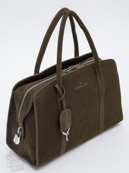 Сумка женская кожаная 2410YF d.khaki Polina&Eiterou в Новосибирске