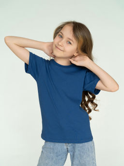 Футболка детская индиго