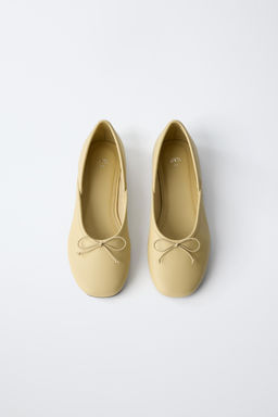 BAILARINA PIEL / Amarillo - Zara фото 4