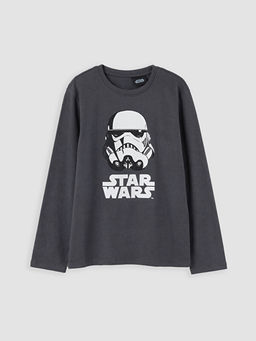 Star Wars Bask?l? Erkek ?ocuk Pijama Tak?m