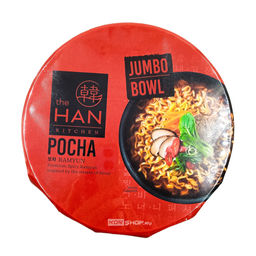Лапша б/п со вкусом острой говядины Поча (чашка) Pocha The Han Kitchen, Корея, 107,5 г Акция